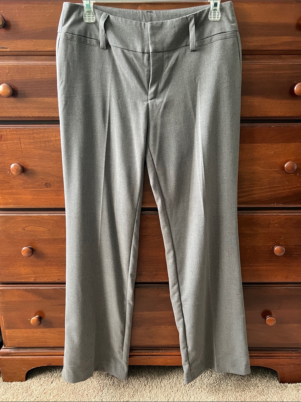 AB Studio Gray Dress Pants